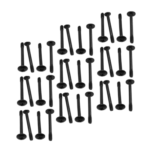 NOLITOY 50 Stück Pc Gehäuselüfter Schrauben Lang Metall Montage Schrauben für Computer Kühler Stabile Befestigung Kompatibel mit Meisten Pc Gehäuselüftern Einfache Installation von NOLITOY