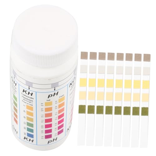 NOLITOY 50 Stück Pool Teststreifen Ph Wassertester für Schwimmbad Aquarium Fische Wasserqualität Schnellteststreifen Hoher Präzision Tragbar und Einfach zu Bedienen NOLITOY 50 Stück Pool Teststreifen Ph Wassertester für Schwimmbad Aquarium Fische Wasserqualität Schnellteststreifen Hoher Präzision Tragbar und Einfach zu Bedienen von NOLITOY