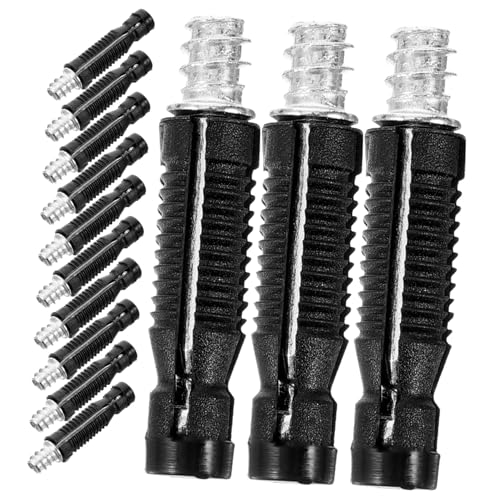 NOLITOY 50 Stück Teiliges Verbinder Fitting Kit Möbelverbinder mit Selbstschneidenden Schrauben Unsichtbare Möbelverbindung für Schränke Betten und Kleiderschränke Einfache Montage von NOLITOY