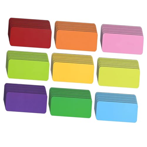 NOLITOY 54 Stück Magnetische Namensschilder Teilig Bunte Beschreibbare Etiketten für Whiteboards Kühlschränke und Schließfächer Flexible und Abwischbare Magnete für Schule und Büro NOLITOY 54 Stück Magnetische Namensschilder Teilig Bunte Beschreibbare Etiketten für Whiteboards Kühlschränke und Schließfächer Flexible und Abwischbare Magnete für Schule und Büro von NOLITOY