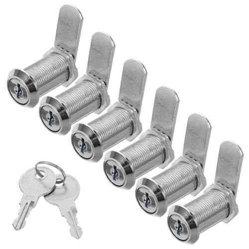 NOLITOY 6 Satz Teiliges Metall aktenschrankschloss mit Schlüsseln Robustes Möbelschloss für Büro Briefkästen Vielseitig Einsetzbar Hohe gegen Diebstahl und Unbefugten Zugriff NOLITOY 6 Satz Teiliges Metall aktenschrankschloss mit Schlüsseln Robustes Möbelschloss für Büro Briefkästen Vielseitig Einsetzbar Hohe gegen Diebstahl und Unbefugten Zugriff von NOLITOY