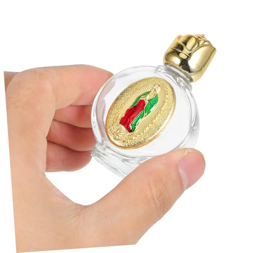 NOLITOY 6stücke Glas Weihwasserflaschen Mit Deckel Geprägte Katholische Wasserbehälter Für Taufe Hochzeit Kommunion Party Reisen Zuhause Und Bürogebrauch von NOLITOY