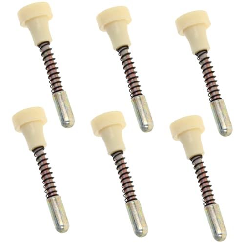 NOLITOY 6 Stück Teiliges Federverschlüsse aus Edelstahl und Kunststoff Robuste Bettbefestigung Federbelastete Verriegelung für Babybett Käfigtür Taubenschlag Einfache Handhabung von NOLITOY