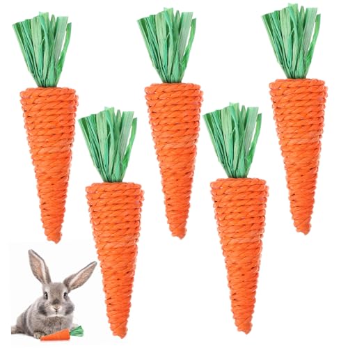 NOLITOY 6 Stück Teiliges Handgefertigte Karotten Kauspielzeuge aus Natürlichem Material Langlebig und Sicher für Kaninchen Hamster und Kleintiere zur Zahnpflege und Beschäftigung NOLITOY 6 Stück Teiliges Handgefertigte Karotten Kauspielzeuge aus Natürlichem Material Langlebig und Sicher für Kaninchen Hamster und Kleintiere zur Zahnpflege und Beschäftigung von NOLITOY