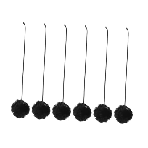 NOLITOY 6 Stück Teiliges Katzenspielzeug mit Glocke Ersatz kratzball für Katzenbaum Langlebig und Sicher Weiches Plüschmaterial für Indoor Katzen Kratzen NOLITOY 6 Stück Teiliges Katzenspielzeug mit Glocke Ersatz kratzball für Katzenbaum Langlebig und Sicher Weiches Plüschmaterial für Indoor Katzen Kratzen von NOLITOY