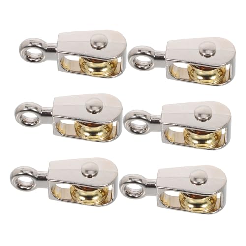 NOLITOY 6 Stück Teiliges Metall-festblock-riemenscheiben Modellbau Physikunterricht Präzise Langlebig Kompakt für Schüler und Hobbyisten NOLITOY 6 Stück Teiliges Metall-festblock-riemenscheiben Modellbau Physikunterricht Präzise Langlebig Kompakt für Schüler und Hobbyisten von NOLITOY