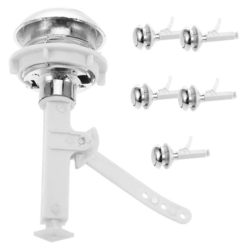 NOLITOY 6 Stück Teiliges Toilettenspülknopf Langlebiger Kunststoff Rostfrei Einfache Montage Passend für Wc spülkästen mit Präzise Spülfunktion Geruchsneutral NOLITOY 6 Stück Teiliges Toilettenspülknopf Langlebiger Kunststoff Rostfrei Einfache Montage Passend für Wc spülkästen mit Präzise Spülfunktion Geruchsneutral von NOLITOY