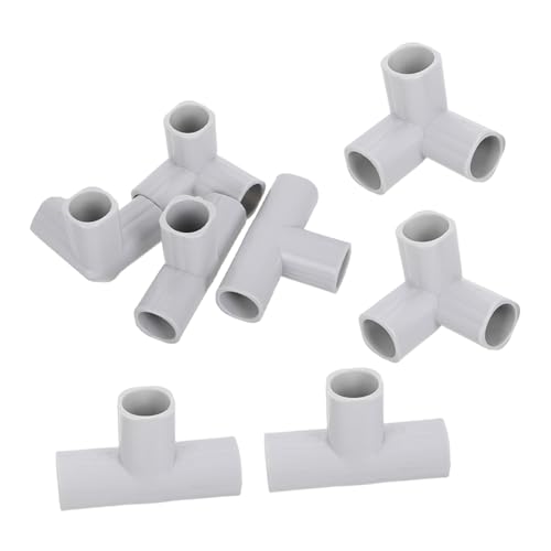 NOLITOY 8 Stück Förmige Laufstallverbinder aus Robustem Kunststoff Werkzeugfreie Montage Kindersichere Verbindungsstücke Schutzgitter und Spielzäune Vielseitig und Langlebig von NOLITOY