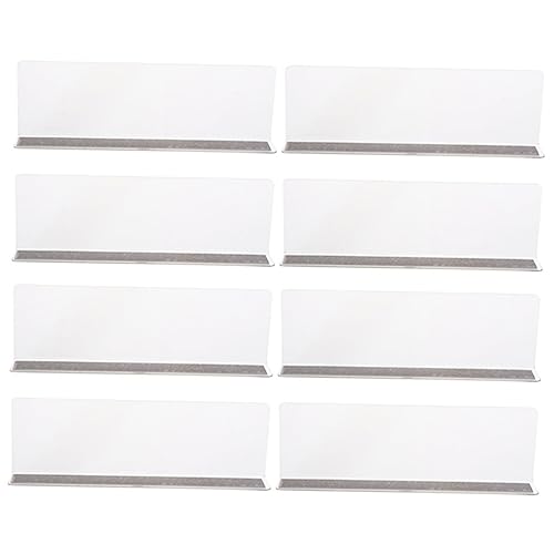 NOLITOY 8 Stück Magnetische Regaltrenner aus PVC für Schrankorganisation Förmige Trennwände mit Magnet Installieren und Langlebig für Supermärkte und Geschäfte NOLITOY 8 Stück Magnetische Regaltrenner aus PVC für Schrankorganisation Förmige Trennwände mit Magnet Installieren und Langlebig für Supermärkte und Geschäfte von NOLITOY