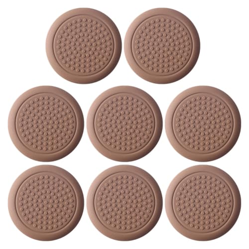 NOLITOY 8 Stück Silikon Möbel Fußkappen rutschfeste Tisch Stuhlbein Schoner Schutzkappen für Holzfliesen Laminatboden Kratzschutz Flexibel Langlebig Bpa frei von NOLITOY
