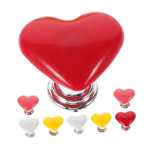 NOLITOY 8 Stück Teiliges Herzform aus Robustem Kunststoff Langlebiger Toilettenaufsatz mit Stilvollem Design Passend für Wc spülkasten Praktischer Ersatzgriff für Toilettendeckel NOLITOY 8 Stück Teiliges Herzform aus Robustem Kunststoff Langlebiger Toilettenaufsatz mit Stilvollem Design Passend für Wc spülkasten Praktischer Ersatzgriff für Toilettendeckel von NOLITOY