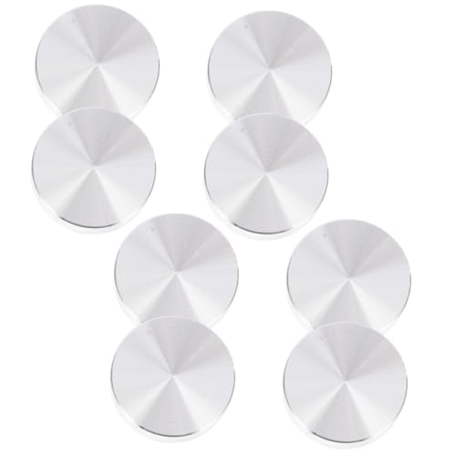 NOLITOY 8 Stück Teiliges Runde Aluminiumlegierungsscheiben als Tischplattenadapter für Glasplatten Dicke rutschfeste Unterlagen zur Umwandlung von Couchtischen Einfache Installation NOLITOY 8 Stück Teiliges Runde Aluminiumlegierungsscheiben als Tischplattenadapter für Glasplatten Dicke rutschfeste Unterlagen zur Umwandlung von Couchtischen Einfache Installation von NOLITOY