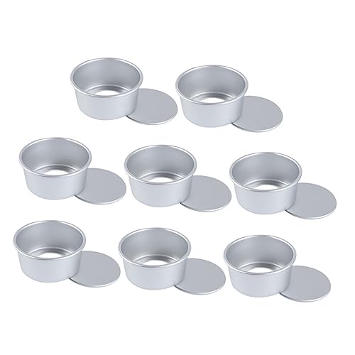NOLITOY 8 Stück Teiliges Rundes Backformen Aluminiumlegierung mit Abnehmbarem Boden Antihaftbeschichtet Hitzebeständig für Schichtkuchen Chiffon und Torten Geeignet für Heim Profi NOLITOY 8 Stück Teiliges Rundes Backformen Aluminiumlegierung mit Abnehmbarem Boden Antihaftbeschichtet Hitzebeständig für Schichtkuchen Chiffon und Torten Geeignet für Heim Profi von NOLITOY