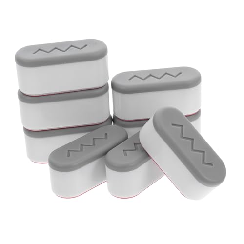 NOLITOY 8 Stück Teiliges Toilettensitzpolster aus Robustem Gummi Sitzpuffer mit Starkem Kleber Geräuschdämpfend Einfache Montage Passend für Wc deckel und Bidets Langlebig und Rutschfest NOLITOY 8 Stück Teiliges Toilettensitzpolster aus Robustem Gummi Sitzpuffer mit Starkem Kleber Geräuschdämpfend Einfache Montage Passend für Wc deckel und Bidets Langlebig und Rutschfest von NOLITOY