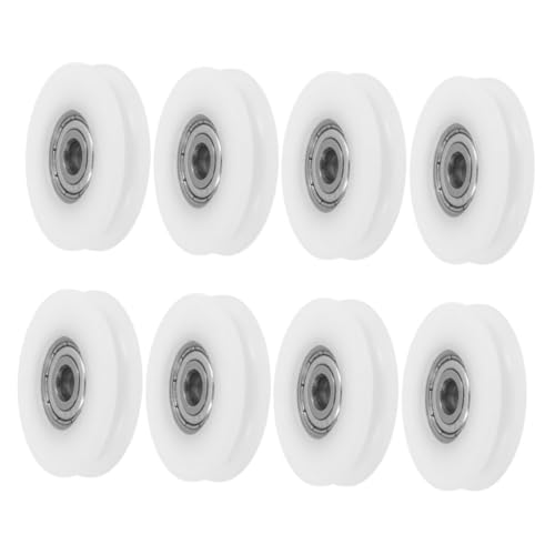 NOLITOY 8 Stück Teiliges U förmiges Rillenscheiben Nylonbeschichtung Robuste Führungsschienen Schiebetüren und Fenster Hohe Stabilität und Einfache Montage NOLITOY 8 Stück Teiliges U förmiges Rillenscheiben Nylonbeschichtung Robuste Führungsschienen Schiebetüren und Fenster Hohe Stabilität und Einfache Montage von NOLITOY