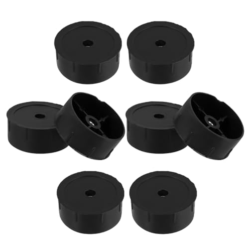 NOLITOY 8-teiliger Kratzbaumpfostenstecker: Schwarze M10-ersatzrohrstecker Für Selbstgebaute Kratzbaumteile – Verbessert Die Stabilität Und Verlängert Die Produktlebensdauer von NOLITOY