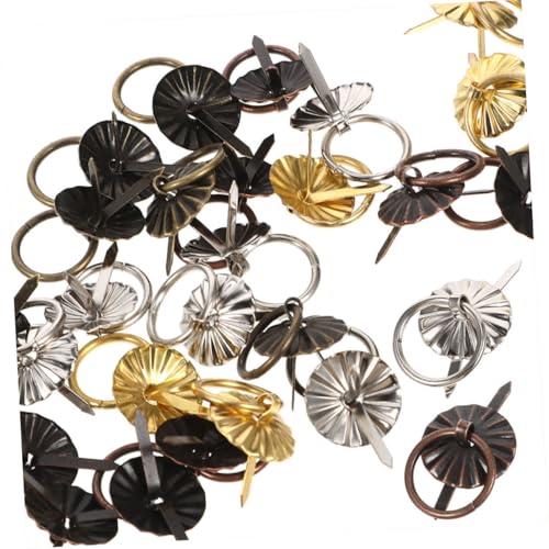 NOLITOY 80 Stück Teiliges Kleine Runde Retro Metall Möbelgriffe aus Robustem Eisen Ergonomische Mini Schubladengriffe mit Vintage Design für Schränke Schmuckkästchen Kommoden DIY NOLITOY 80 Stück Teiliges Kleine Runde Retro Metall Möbelgriffe aus Robustem Eisen Ergonomische Mini Schubladengriffe mit Vintage Design für Schränke Schmuckkästchen Kommoden DIY von NOLITOY