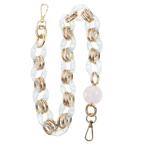NOLITOY Abnehmbare Transparente Acryl Handtaschenkette mit Metallverschlüssen Ersatz Schulterriemen und Tragegriff für Handtaschen Umhängetaschen Clutches und Taschen deko NOLITOY Abnehmbare Transparente Acryl Handtaschenkette mit Metallverschlüssen Ersatz Schulterriemen und Tragegriff für Handtaschen Umhängetaschen Clutches und Taschen deko von NOLITOY