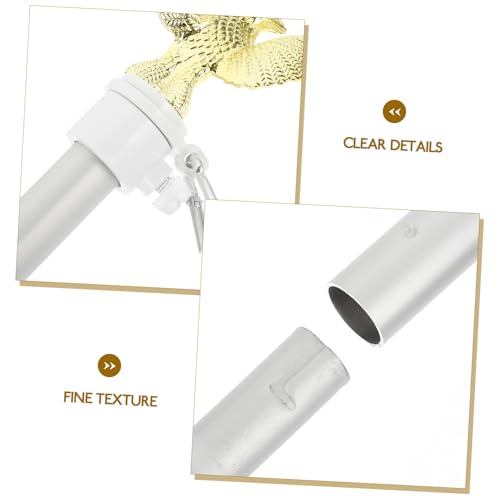 NOLITOY Aluminium Fahnenmast Teleskopstab Wetterfest Abnehmbar für Garten Außendeko Robust Langlebig für Sportveranstaltungen und Partys NOLITOY Aluminium Fahnenmast Teleskopstab Wetterfest Abnehmbar für Garten Außendeko Robust Langlebig für Sportveranstaltungen und Partys von NOLITOY