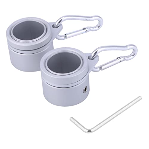 NOLITOY Aluminium Fahnenmastring Drehbarer Fahnenmast Ring mit Karabiner Wetterbeständig Anti verhedderung Einfache Befestigung Fahnenstangen im Außenbereich NOLITOY Aluminium Fahnenmastring Drehbarer Fahnenmast Ring mit Karabiner Wetterbeständig Anti verhedderung Einfache Befestigung Fahnenstangen im Außenbereich von NOLITOY