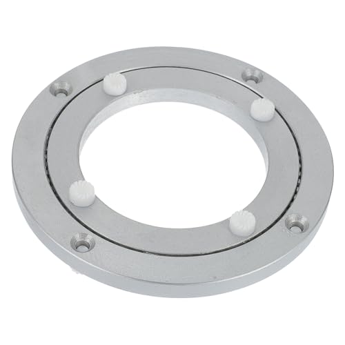 NOLITOY Aluminiumlegierung Drehteller Drehbares Lager Für Esstisch Küche Restaurant Robuste Drehplatte Geräuschlos Glatte Rotation von NOLITOY