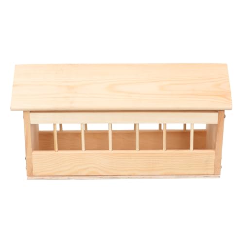 NOLITOY Automatischer Tauben futtertrog aus Dickem Kiefernholz mit Mehrfachfächern Wasserdichter Vogel Geflügelfutterspender für Hühner Tauben Wachteln und Kleine Vögel NOLITOY Automatischer Tauben futtertrog aus Dickem Kiefernholz mit Mehrfachfächern Wasserdichter Vogel Geflügelfutterspender für Hühner Tauben Wachteln und Kleine Vögel von NOLITOY