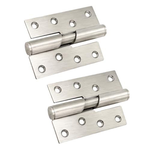 NOLITOY Automatisches Selbstschließendes Türscharnier aus Edelstahl Robustes Möbel Badezimmer türband Geräuscharm Einfache Montage Geeignet für Große Schrank Möbeltüren Silber NOLITOY Automatisches Selbstschließendes Türscharnier aus Edelstahl Robustes Möbel Badezimmer türband Geräuscharm Einfache Montage Geeignet für Große Schrank Möbeltüren Silber von NOLITOY