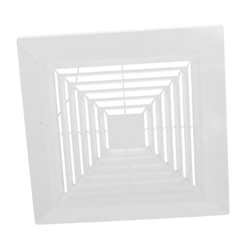 NOLITOY Badezimmer Deckenventilatorabdeckung mit Federn Wandmontage Lüftungsgitter Staub und Insektenabweisend Einfache Installation Effektive Feuchtigkeitsreduzierung Quadratischer NOLITOY Badezimmer Deckenventilatorabdeckung mit Federn Wandmontage Lüftungsgitter Staub und Insektenabweisend Einfache Installation Effektive Feuchtigkeitsreduzierung Quadratischer von NOLITOY