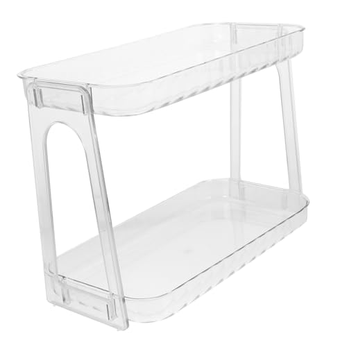 NOLITOY Badezimmer Organizer Regal aus Pet für Kosmetik Toilettenartikel Stabiler Ablage für Bad Schlafzimmer Küche Praktische Aufbewahrungslösung für Ordnung von NOLITOY
