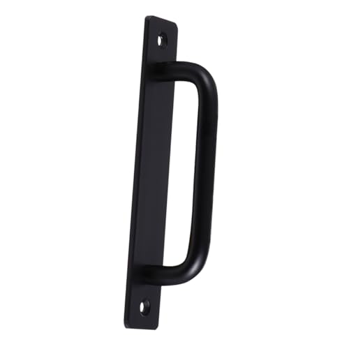 NOLITOY Barn Door Griff aus Hochwertiger Aluminiumlegierung Lang Schwarz Robust und Korrosionsbeständig als Möbel und Schiebetürgriff für Garagentore und Balkontüren von NOLITOY