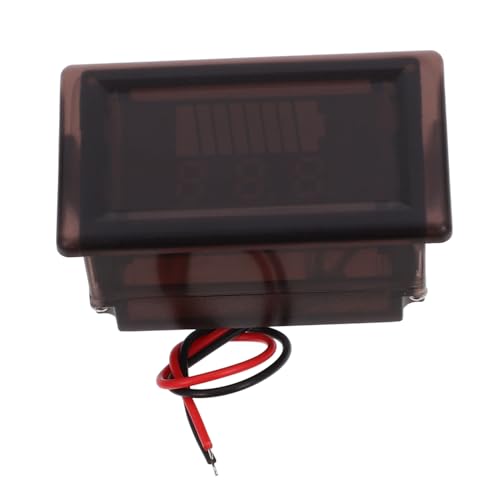 NOLITOY Batterieanzeige Spannungsmesser Präziser Kapazitätsmonitor Kompatibel für Lithium und Säurebatterien Einfache Installation Einsetzbar für Elektrofahrzeuge und Golfwagen von NOLITOY