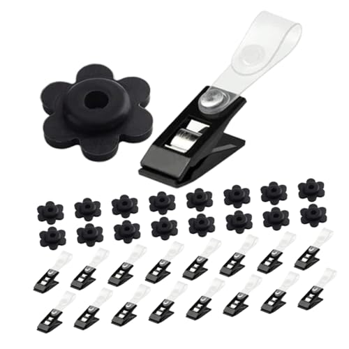 NOLITOY Fahnenmast-Clips Für Gartenflaggen Winddichter Fahnen-Stopper Klemmclip Für Masten Und Stangen Passend Für Verschiedene Fahnenhalter Langlebiges Outdoor-zubehör Einfach Zu von NOLITOY