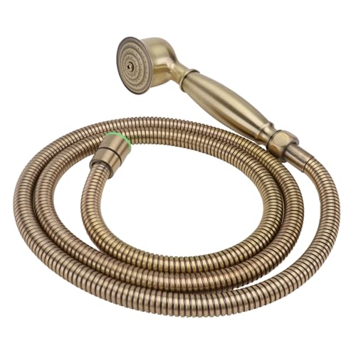 NOLITOY Bronzefarbener Duschkopf aus Messing Handbrause Nostalgisch Praktischer Handduschkopf mit Schlauch Wassersparend Installieren Für Badezimmer und Hotelgebrauch NOLITOY Bronzefarbener Duschkopf aus Messing Handbrause Nostalgisch Praktischer Handduschkopf mit Schlauch Wassersparend Installieren Für Badezimmer und Hotelgebrauch von NOLITOY
