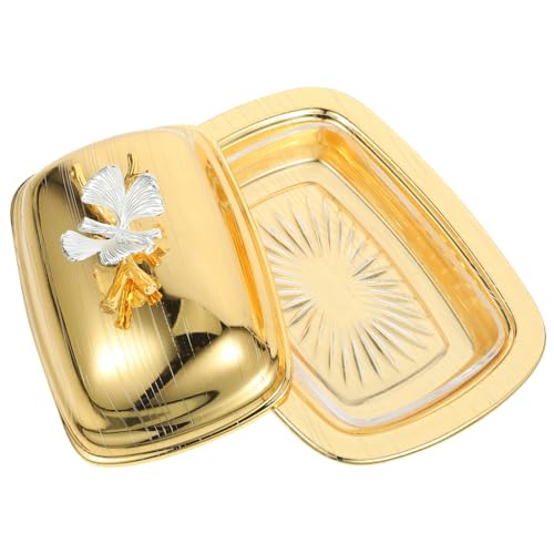 NOLITOY Butterdose mit Deckel Langlebiger Butterhalter aus Frische Butteraufbewahrung Vielseitig für Küche Party Restaurant Kühlschrank Butter Tray NOLITOY Butterdose mit Deckel Langlebiger Butterhalter aus Frische Butteraufbewahrung Vielseitig für Küche Party Restaurant Kühlschrank Butter Tray von NOLITOY