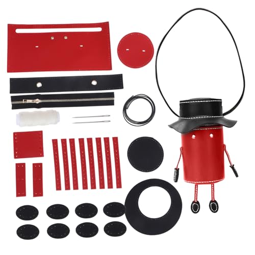 NOLITOY DIY Handgenähte PU Handtasche Rot Strapazierfähiges Material für Selbstgemachte Wasserbeutel Zubehör für Handarbeit und Kleine Gegenstände als Für NOLITOY DIY Handgenähte PU Handtasche Rot Strapazierfähiges Material für Selbstgemachte Wasserbeutel Zubehör für Handarbeit und Kleine Gegenstände als Für von NOLITOY