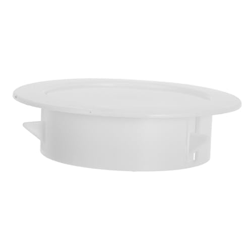 NOLITOY Dekorative Runde Wandlochabdeckung aus Kunststoff Einfache DIY installation Schützende Abdeckplatte für Klimaanlagen Lüftungsöffnungen Geeignet für Wandlöcher von NOLITOY