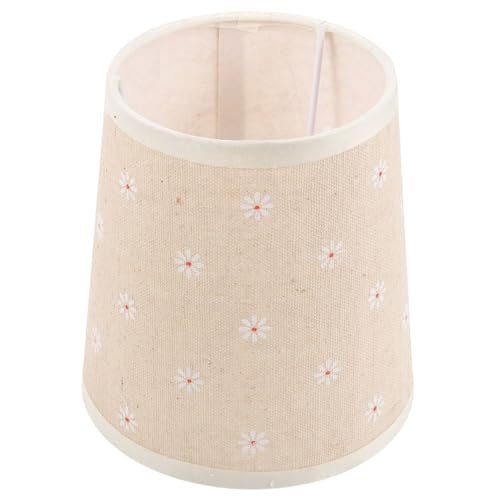 NOLITOY Dekorativer Lampenschirm für Tischlampe Stoff Lampenschirm mit Blumenmuster für Schlafzimmer Wohnzimmer Langsam Leicht zu Installieren Stilvolle Tischleuchte von NOLITOY