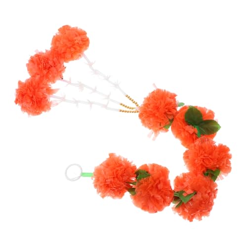 NOLITOY Diwali Marigold Girlande Künstliche Blumen Langer Strang Wetterfest Für Day of The Hochzeit Fenster Tür Dekoration NOLITOY Diwali Marigold Girlande Künstliche Blumen Langer Strang Wetterfest Für Day of The Hochzeit Fenster Tür Dekoration von NOLITOY