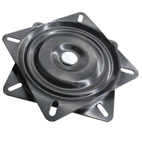 NOLITOY Drehbare Möbelunterlage Metalllager Drehplatte für Barhocker Sofa Stuhl Drehbar Stabile Stahlkonstruktion für Esszimmerstuhl und Fernseher Möbelmechanismus von NOLITOY