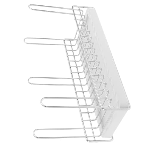 NOLITOY Edelstahl Becher Trockenständer mit Ablaufschale Großer Kapazität Vielseitig für Küche Bad und Büro Geeignet für Wasserflaschen Milchflaschen Tassen und Gläser Platzsparendes von NOLITOY