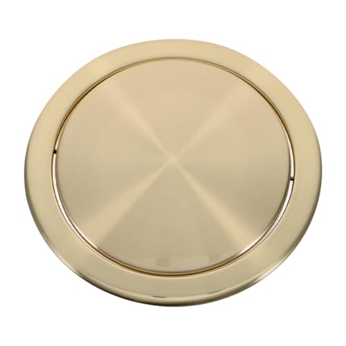 NOLITOY Edelstahl Einbau Mülltonnen Deckel Schwingdeckel Recessed Swing Lid für Küchen Arbeitsflächen Badezimmer Vielseitig Einsetzbar Hygienisch und Platzsparend von NOLITOY