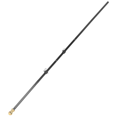 NOLITOY Edelstahl Fahnenmast Drehbar Stabil für Garten Balkon Outdoor mit Voller Rotation Verhindert Verdrehen Wetterfest und Robust für Starke Winde von NOLITOY