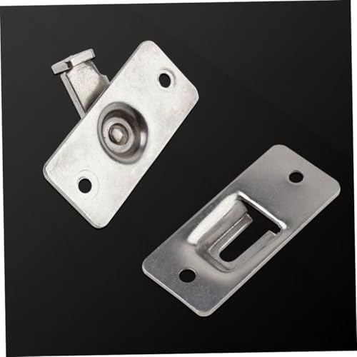 NOLITOY Edelstahl Türbolzen Riegel Schiebetür Schloss mit Robustem Beschlag Korrosionsbeständig Langlebig für Innen Außen Sicherheitsriegel Bolzenriegel von NOLITOY