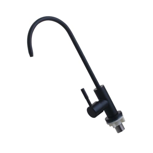 NOLITOY Edelstahl Wasserhahn Küche mit Einzelauslass Wasserdichter Wasserfilter Hahn Drehbarer Auslauf Flexibler Trinkwasserhahn für Direkten Genuss Schwarz Einfache Installation NOLITOY Edelstahl Wasserhahn Küche mit Einzelauslass Wasserdichter Wasserfilter Hahn Drehbarer Auslauf Flexibler Trinkwasserhahn für Direkten Genuss Schwarz Einfache Installation von NOLITOY