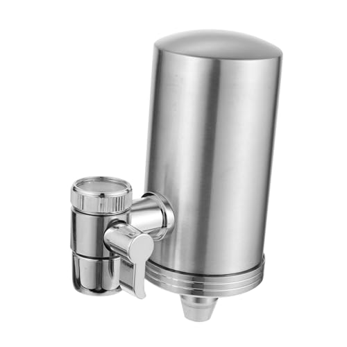 NOLITOY Edelstahl Wasserhahn Wasserfilter mit Keramikfilterkern Langlebiger Wasserreiniger für Küche Einfache Installation Effektive Filtration von Schwermetallen und Chlor für Zuhause von NOLITOY