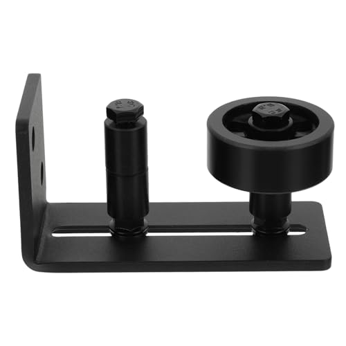 NOLITOY Einstellbare Bodenführung für Schiebetüren aus Robustem Carbonstahl Langlebiges Scheunentor zubehör zur Fixierung und Vermeidung von Türschwanken Passend für Verschiedene von NOLITOY