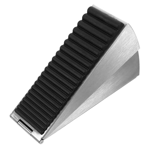 NOLITOY Einstellbarer Türstopper aus Edelstahl mit Gummiboden Rutschfest Schwerer Türkeil für Haushalt und Büro Zuverlässiger Bodentürstopper gegen Zugluft und Türbewegung NOLITOY Einstellbarer Türstopper aus Edelstahl mit Gummiboden Rutschfest Schwerer Türkeil für Haushalt und Büro Zuverlässiger Bodentürstopper gegen Zugluft und Türbewegung von NOLITOY