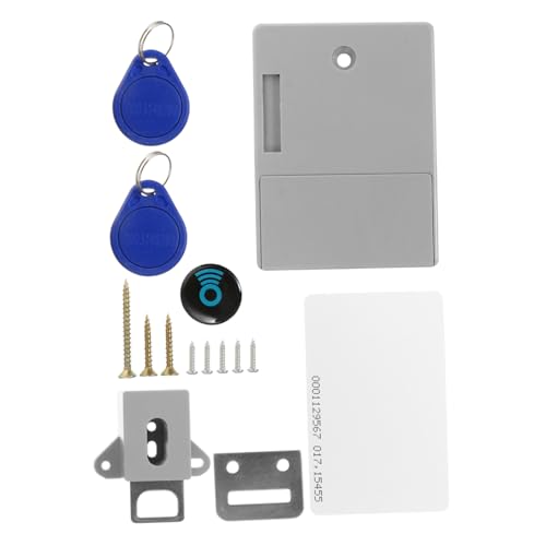 NOLITOY Elektronisches Schrankschloss Rfid DIY Selbstverriegelndes Möbelschloss ohne Bohren Berührungsloses elektronisches Schloss für Türen Geeignet für Home Office Graues Abs material NOLITOY Elektronisches Schrankschloss Rfid DIY Selbstverriegelndes Möbelschloss ohne Bohren Berührungsloses elektronisches Schloss für Türen Geeignet für Home Office Graues Abs material von NOLITOY