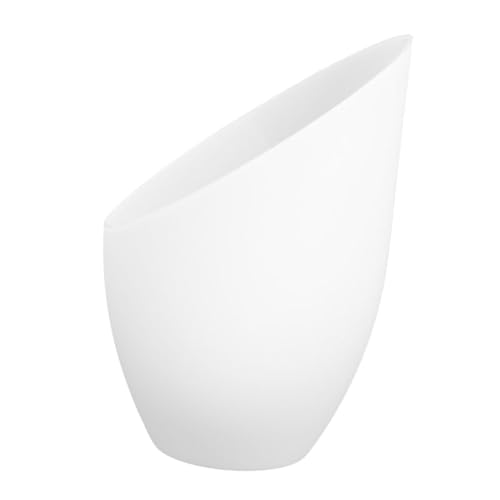 NOLITOY Ersatz Lampenschirm für Stehlampe Schräger Weißer Lampenabdeckung Kunststoff Lampenschirm Mittelöffnung Einfache Montage Dekorative Beleuchtung für Wohnzimmer Schlafzimmer Büro von NOLITOY