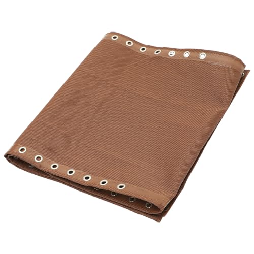NOLITOY Ersatzbezug für Klappstuhl Outdoor Campingstuhl Canvas Sitzfläche Strapazierfähig Braun mit Seilset für Garten Terrasse Strandliege von NOLITOY